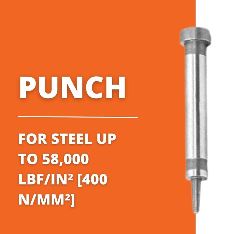 Fein Punch for Nibblers - High-Performance Replacement Punch for Cutting Steel up to 58,000 lbf/inÂ², Durable Tool Steel, Fast & Easy Installation - 63602050000 - Image 2